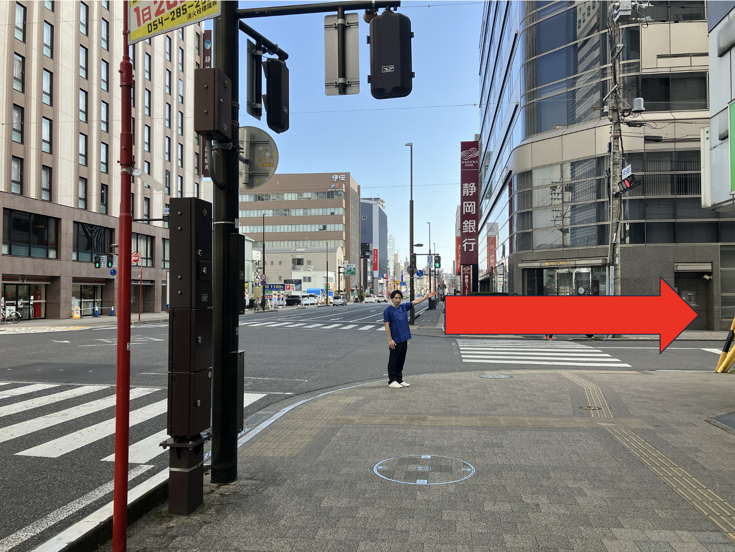 駅から当院までの道順 3